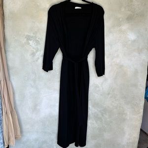 Black MaxModa stretch robe